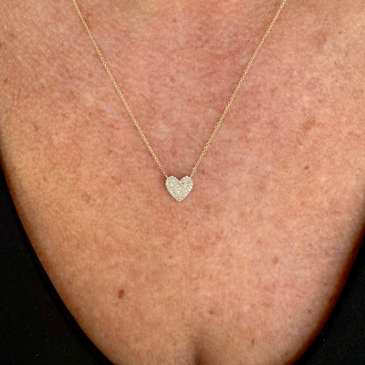 Diamond Queen of Hearts Necklace