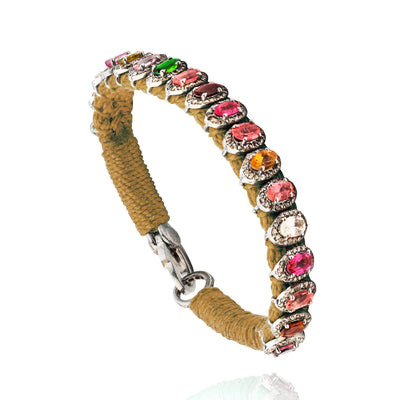 Rio Diamond & Tourmaline Camel Bracelet