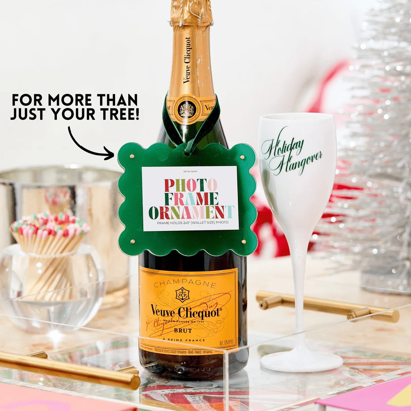 Green Mini Frame Ornament