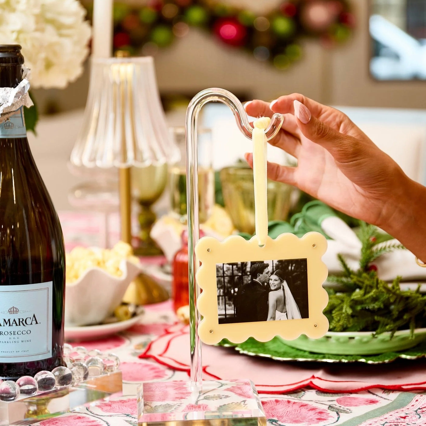 Butter Yellow Frame Ornament