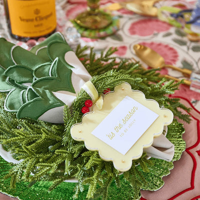 Butter Yellow Frame Ornament