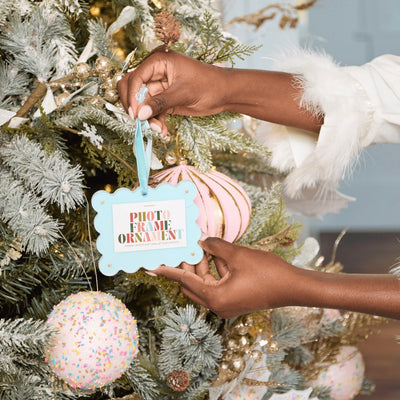 Sea Foam Frame Ornament