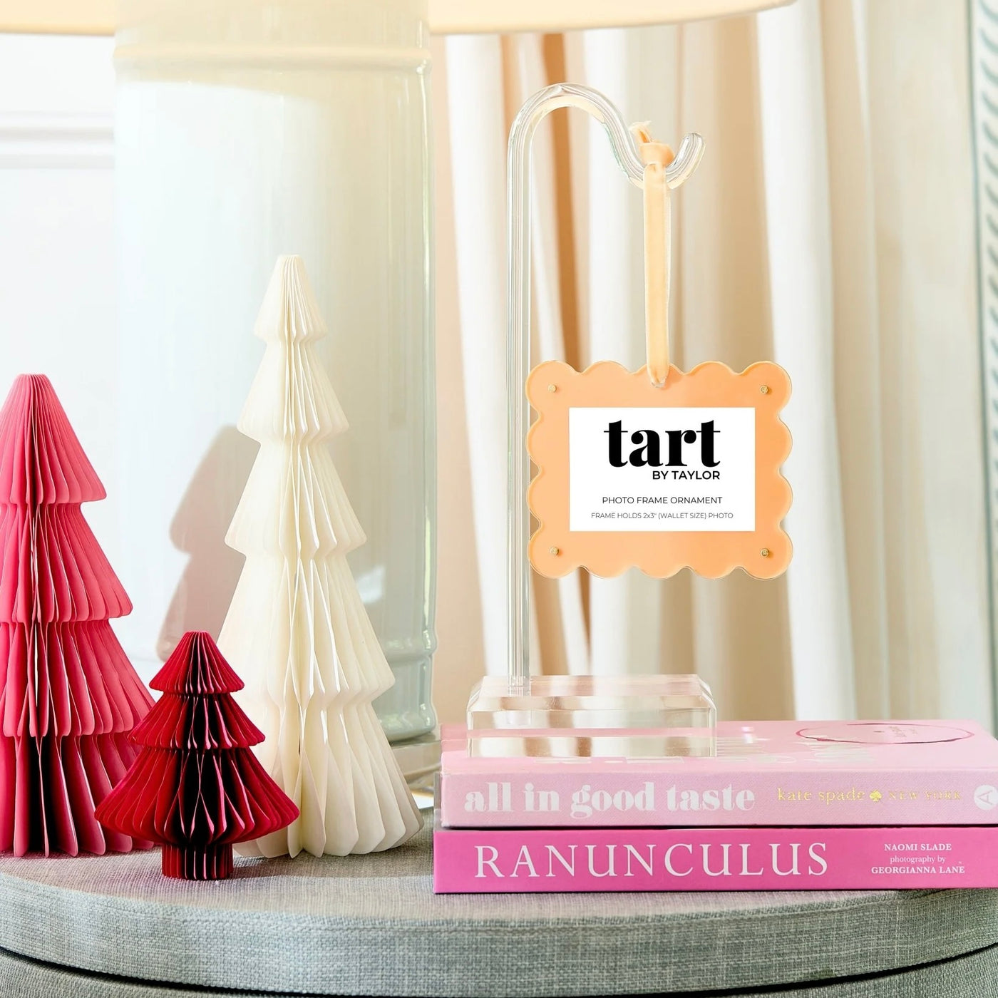 Orange Sherbert Mini Frame Ornament