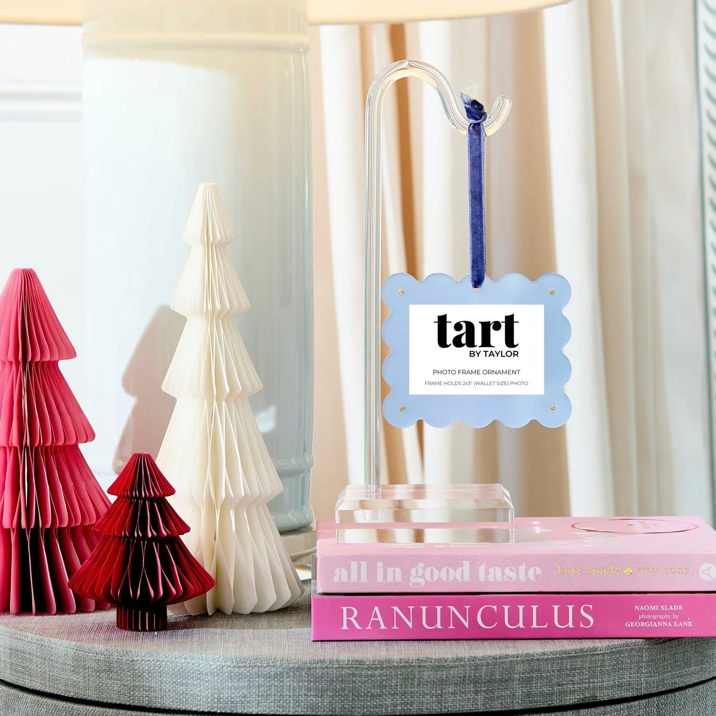 Denim Blue Mini Frame Ornament