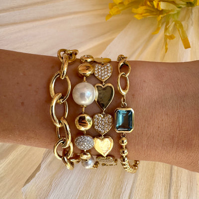 Diamond Heart Bracelet