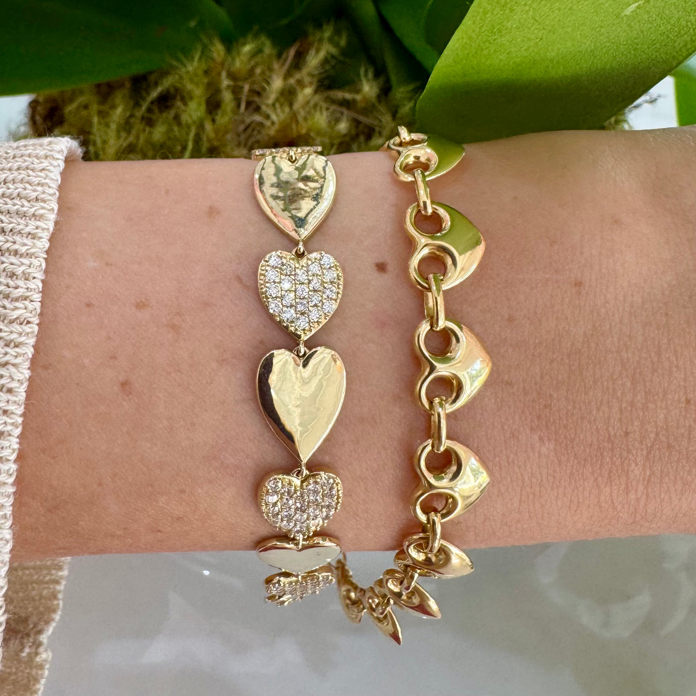 Diamond Heart Bracelet