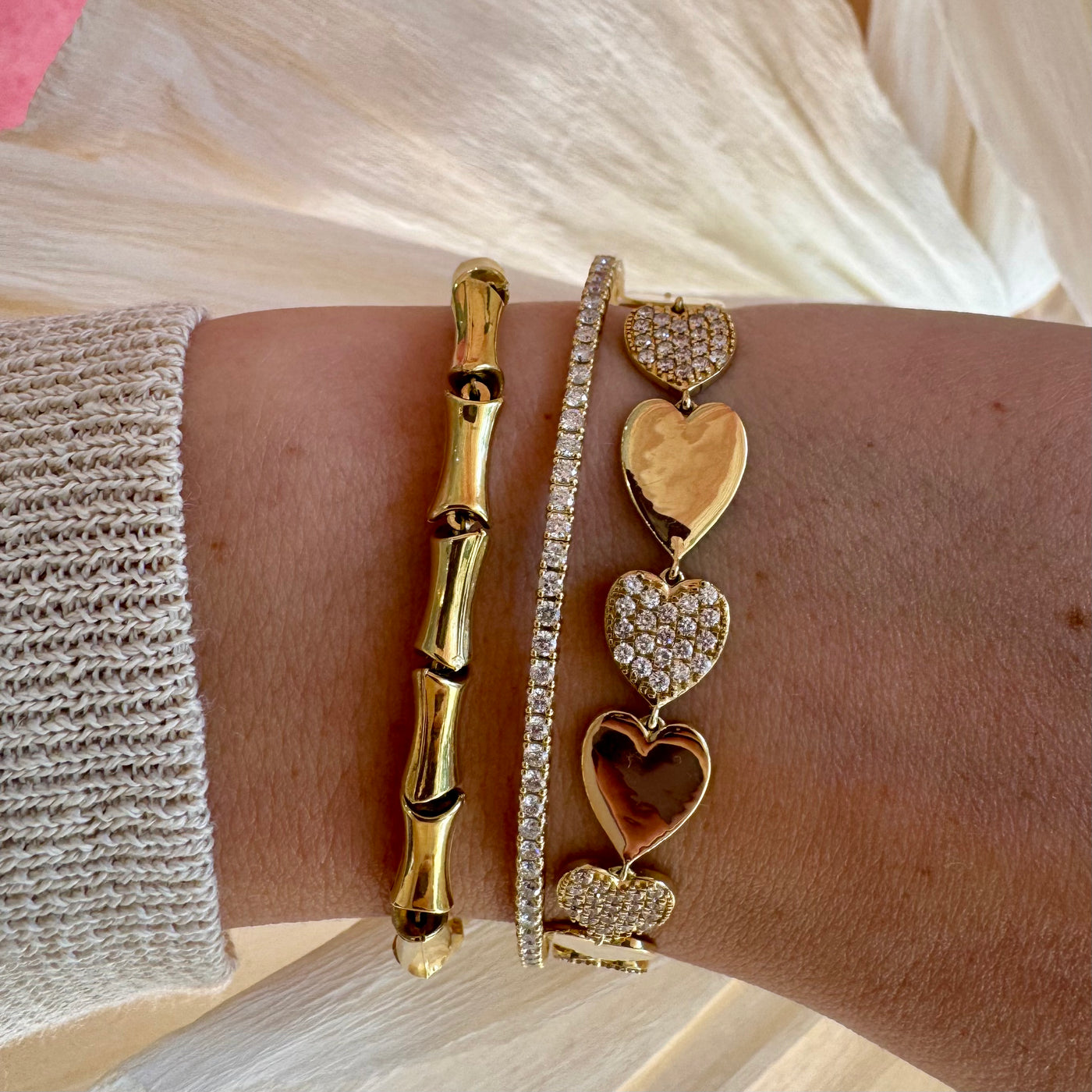 Diamond Heart Bracelet