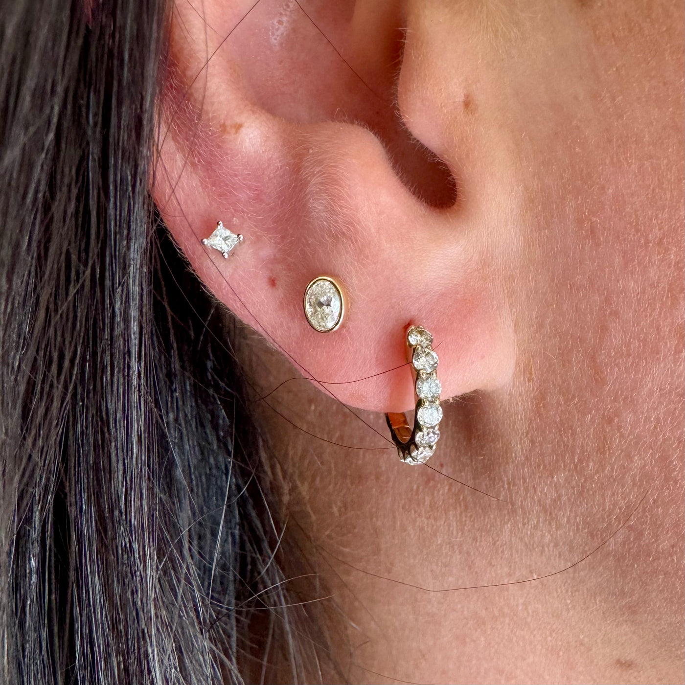 Diamond Huggies 15mm