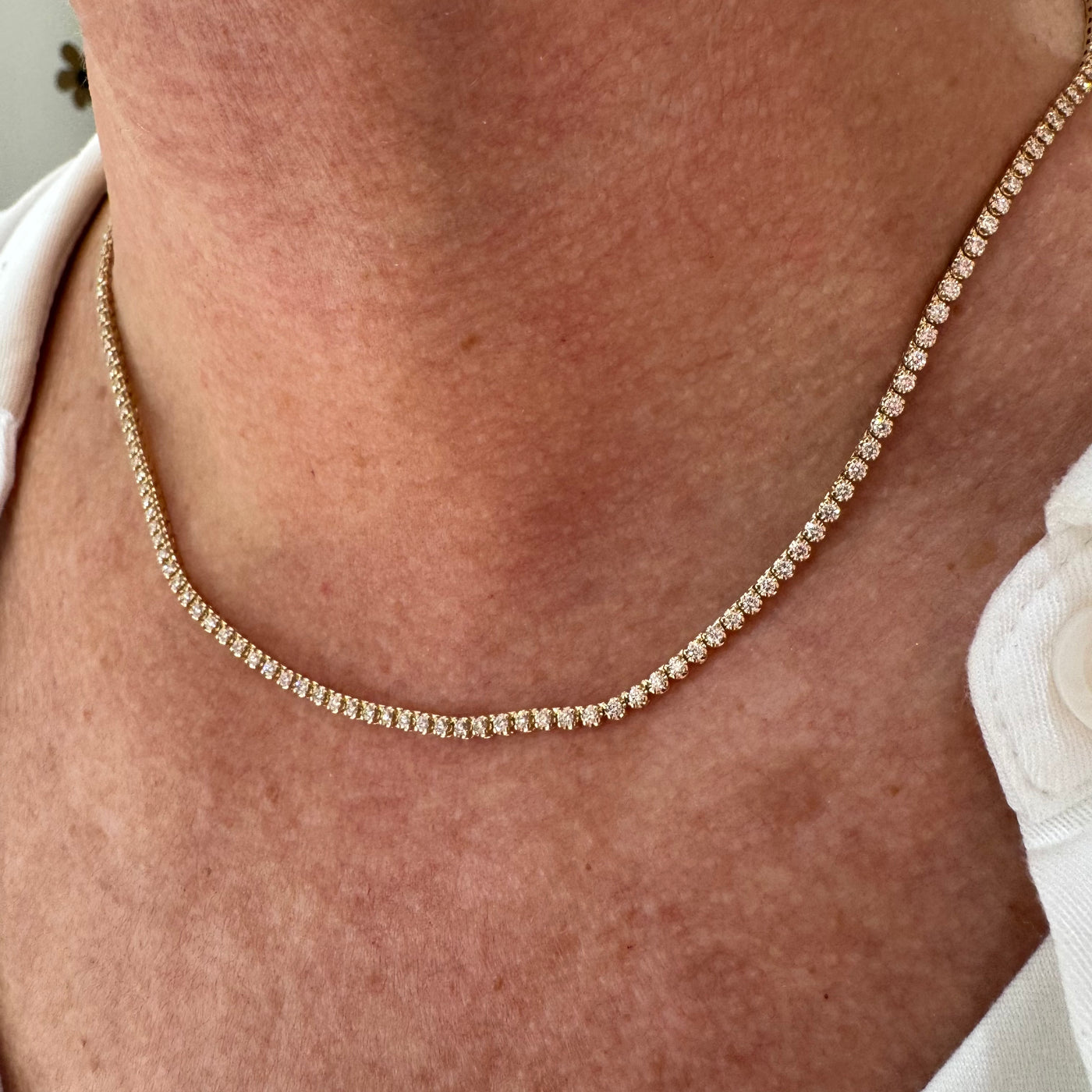 Adjustable Tennis Necklace