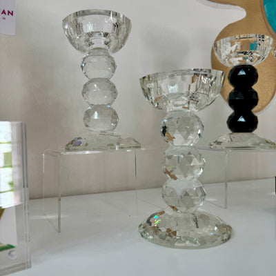 Crystal Ball Candlesticks