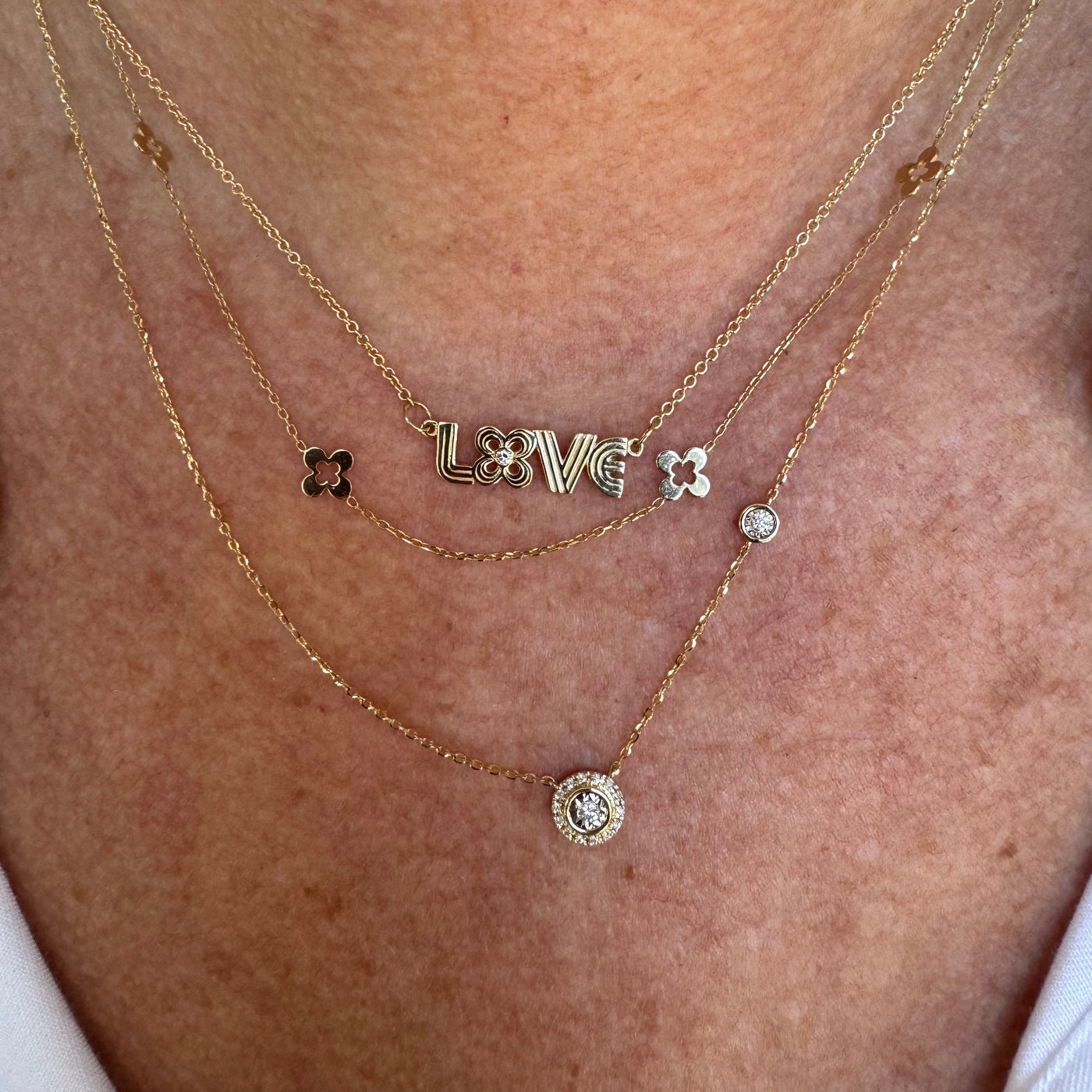 Radiant Love Flower Necklace