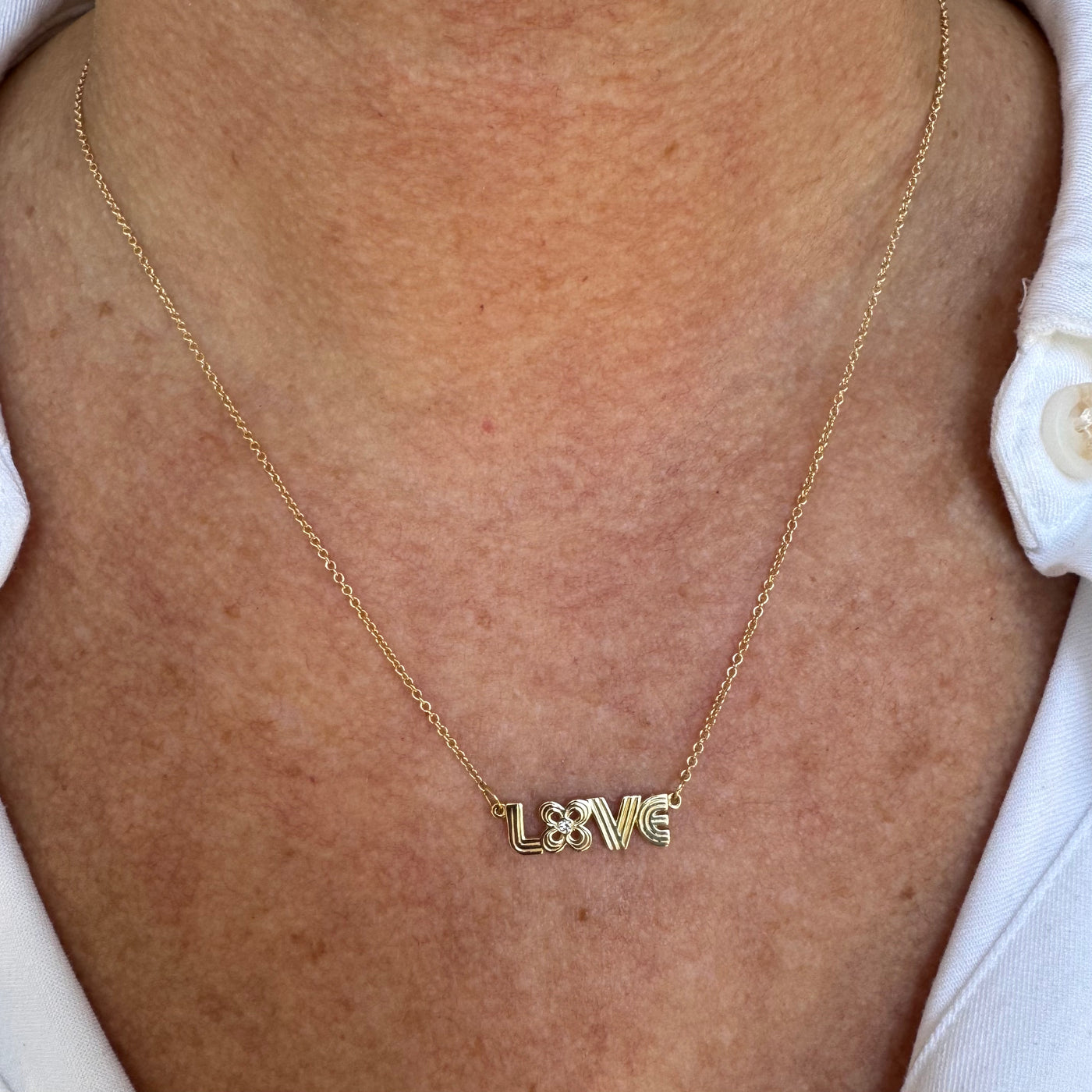 Radiant Love Flower Necklace