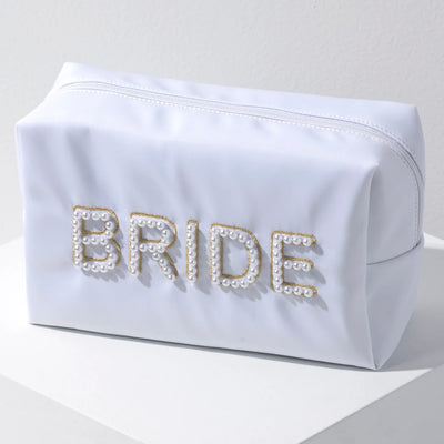 Pearl Bride Large Zip Pouch