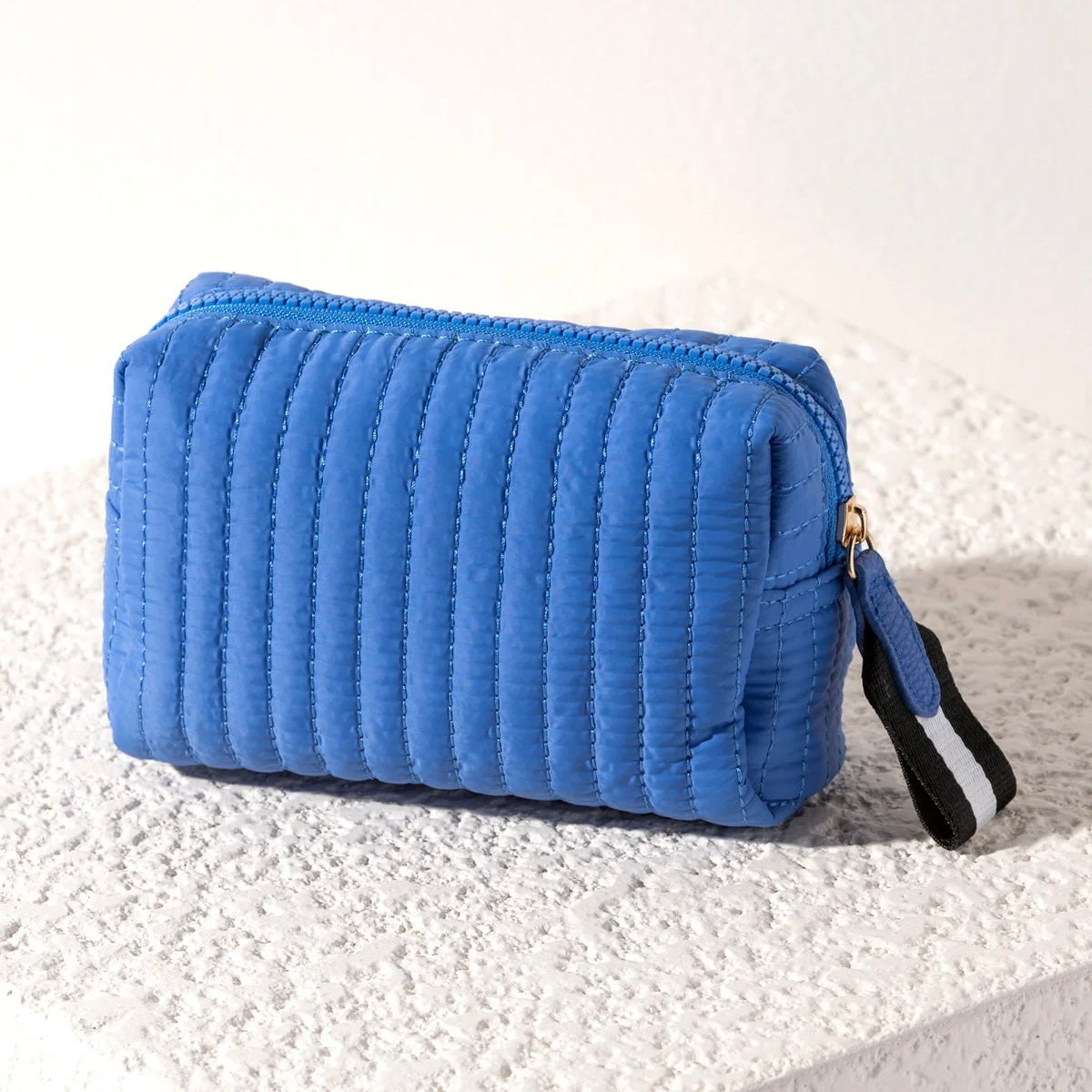 Ezra Small Ultramarine Cosmetic Pouch