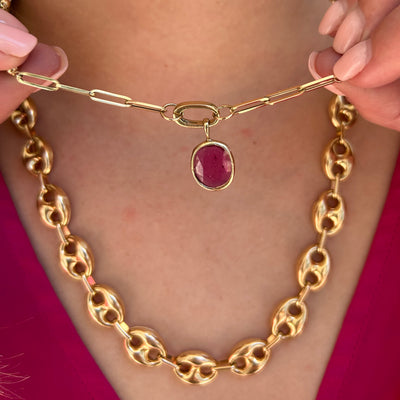 Pink Ruby Charm// price - Lauren Sigman Collection
