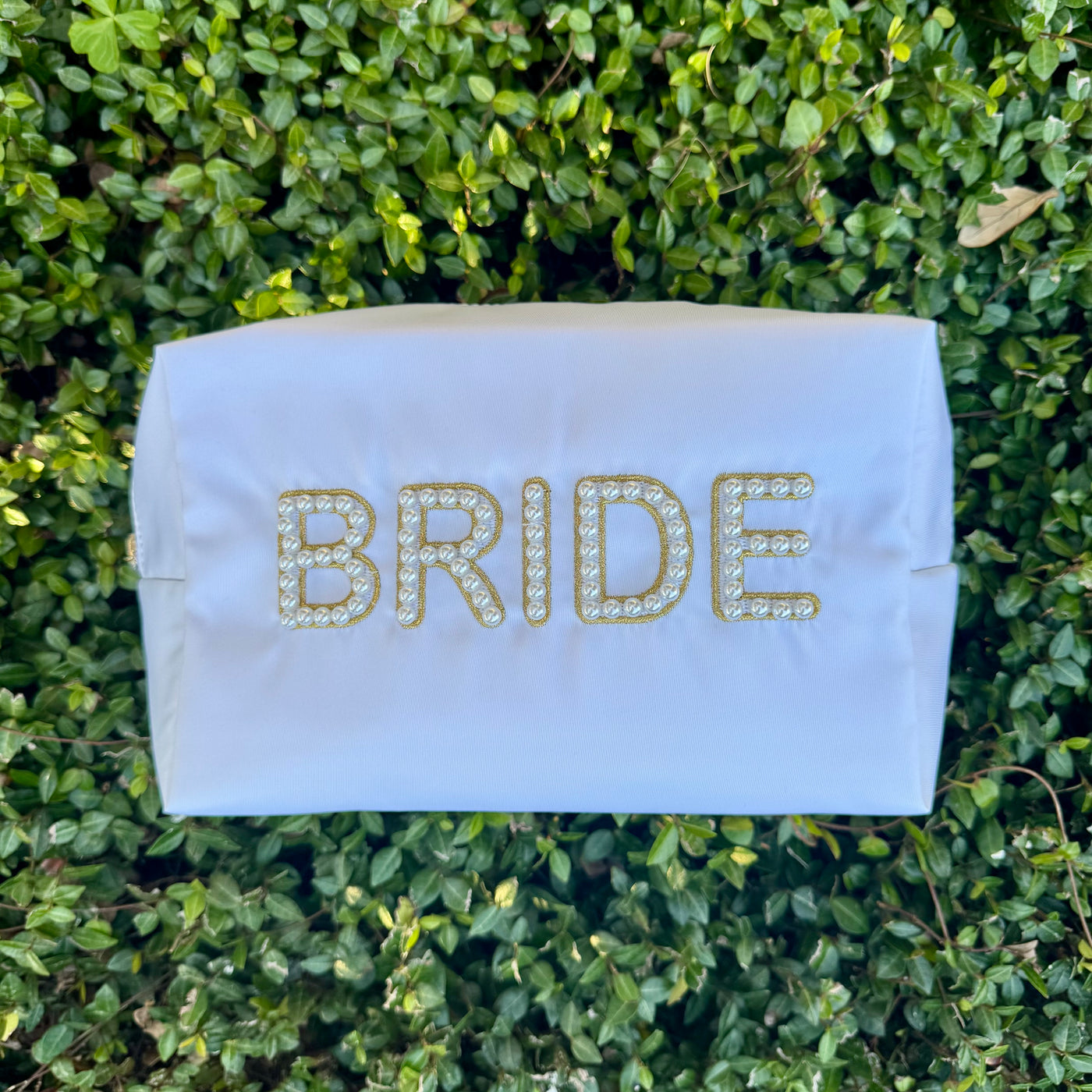 Pearl Bride Large Zip Pouch