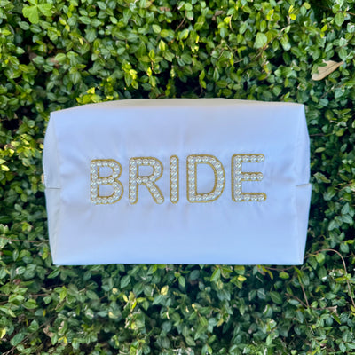 Pearl Bride Large Zip Pouch