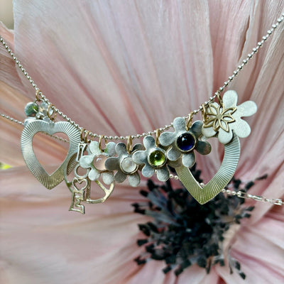 Peace Sign Charm Necklace