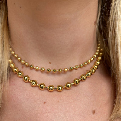 Layered Ball Chain Necklace
