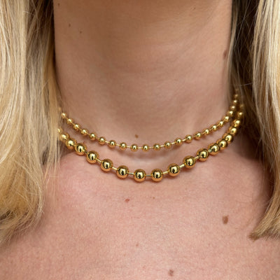 Layered Ball Chain Necklace