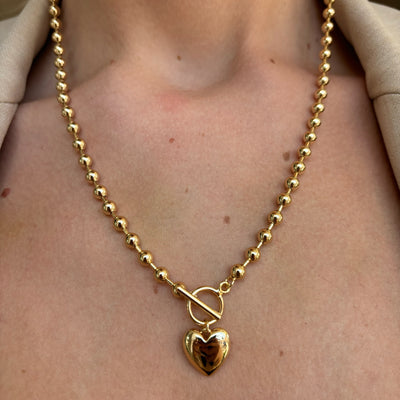 Le Bébé Heart Toggle Necklace