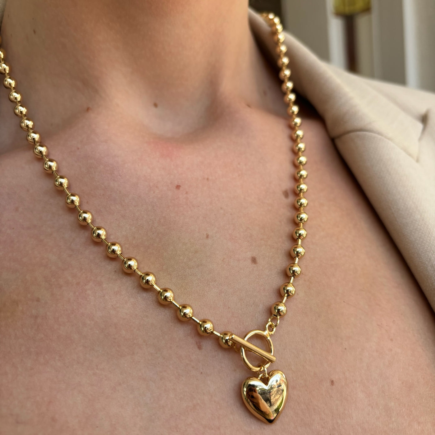 Le Bébé Heart Toggle Necklace
