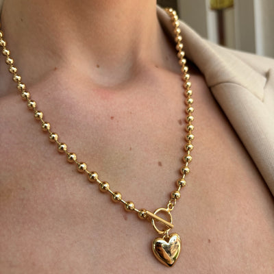 Le Bébé Heart Toggle Necklace