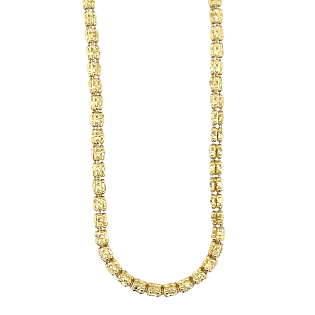 Textured Ice Chain - 14K/Yellow Gold – Lauren Sigman Collection