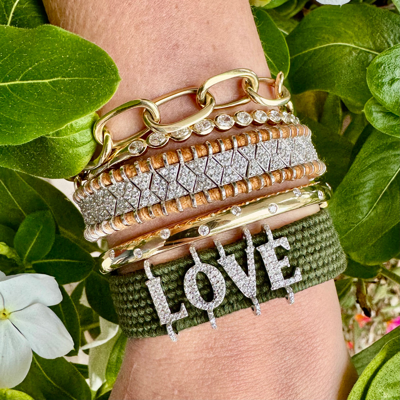 Love Khaki Bracelet