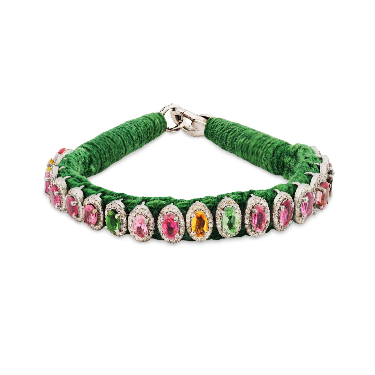 Rio Diamond & Tourmaline Green Bracelet