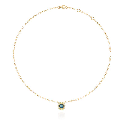 Stella Necklace/ London Blue Topaz