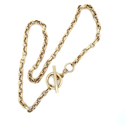 Rolo Chain with Large Toggle Clasp