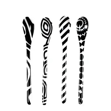 Dessert Spoon Assortment with Vessel - 50 Spoons