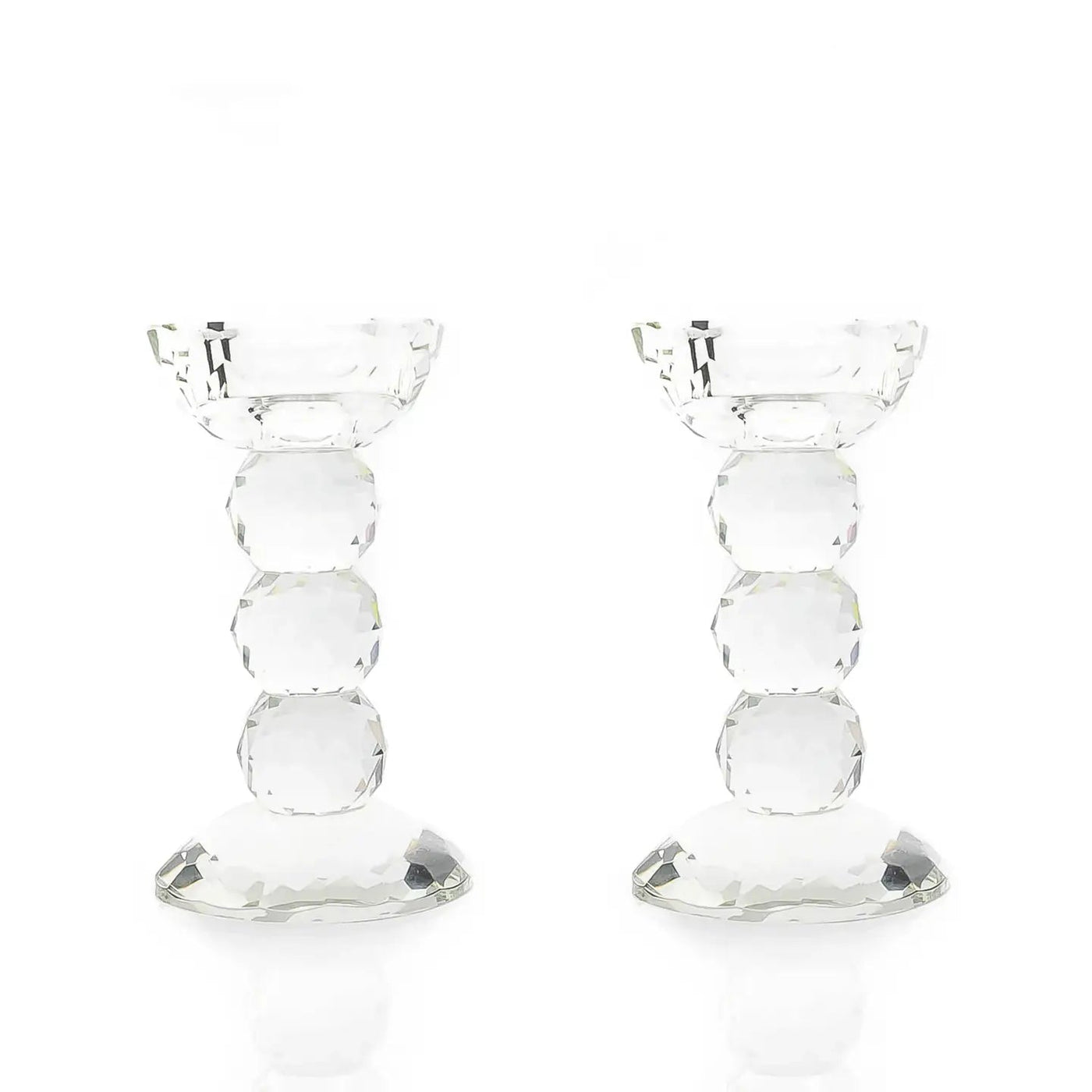 Crystal Ball Candlesticks