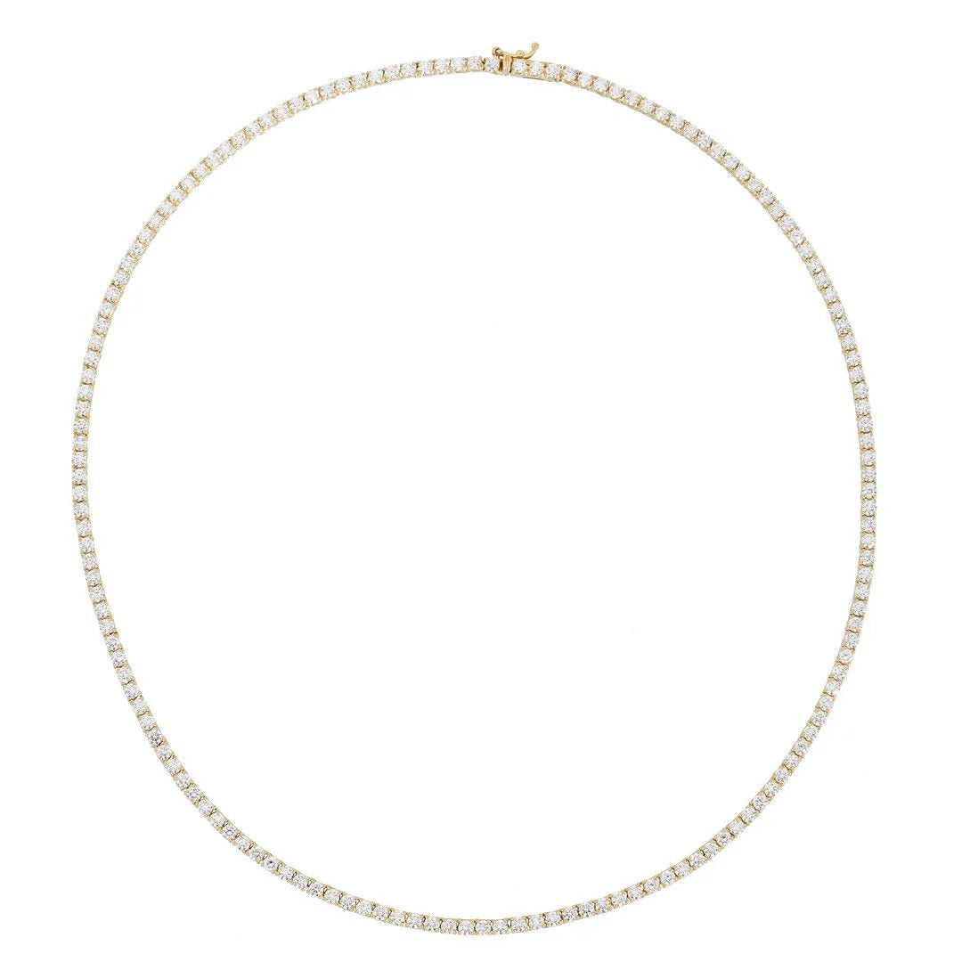 Tennis Necklace / 10 ctw