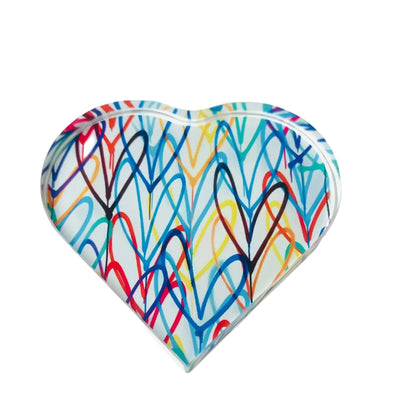 Graffiti Heart Paperweight