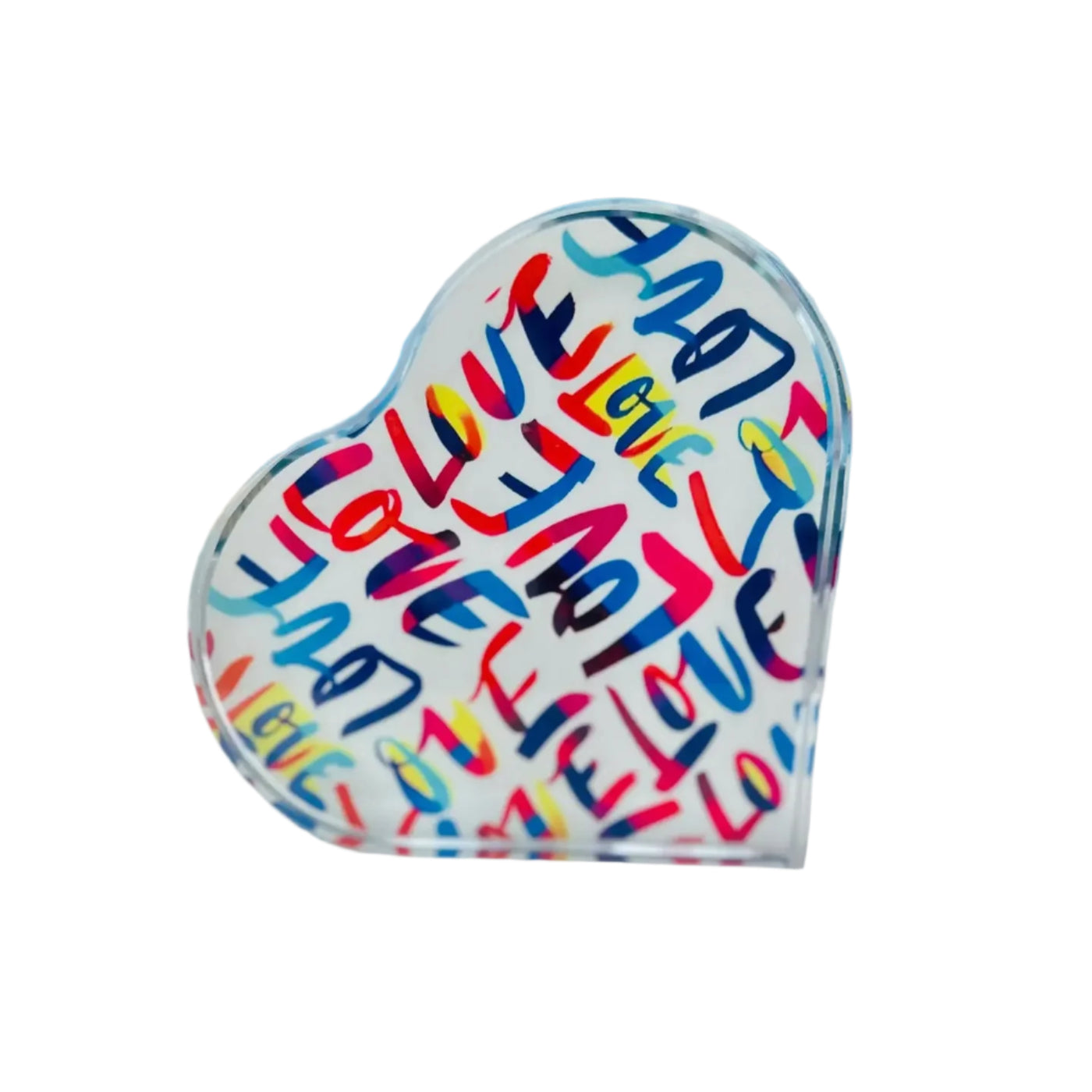 All The Love Heart Paperweight