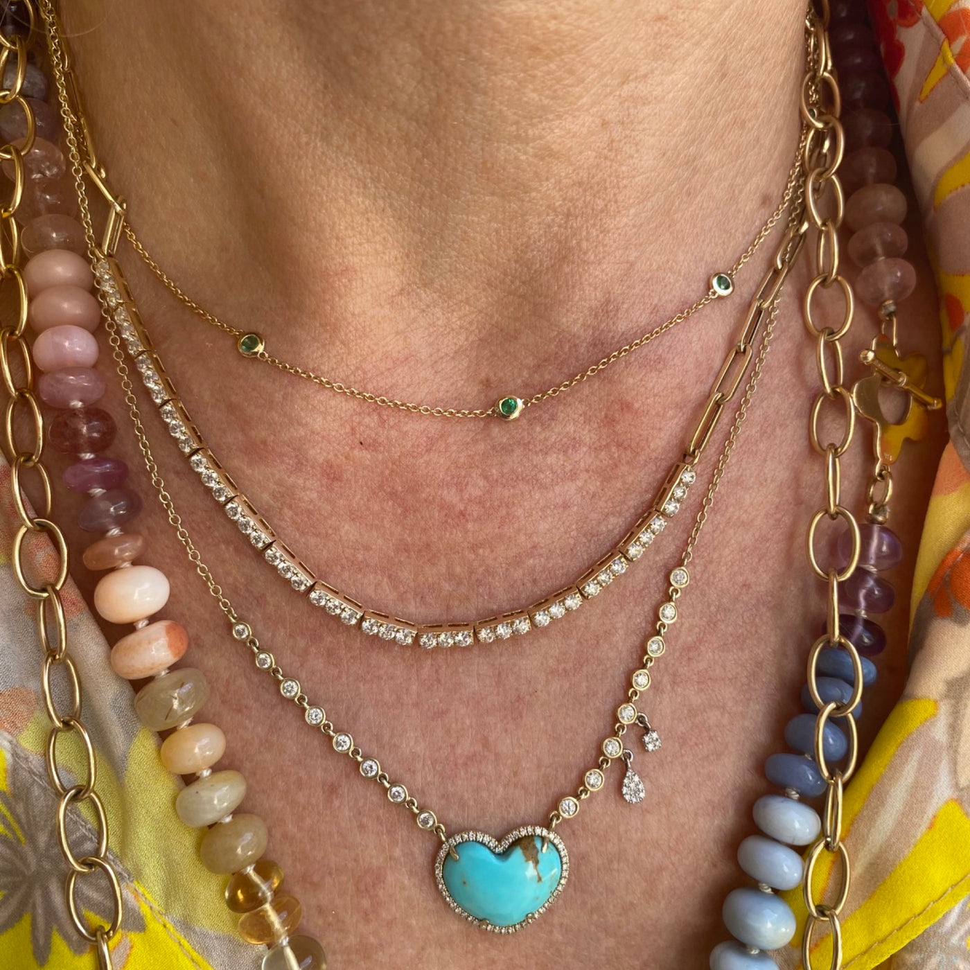 Emerald Convertible Necklace/Bracelet