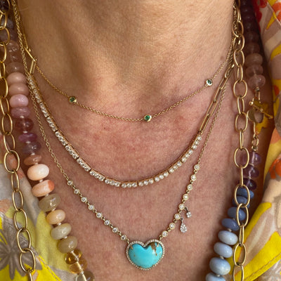 Emerald Convertible Necklace/Bracelet