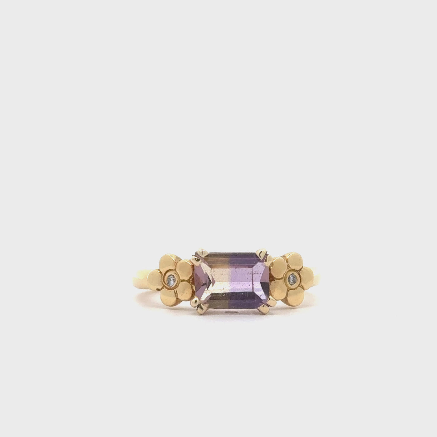 Cala Lily Ring with Ametrine & Diamonds