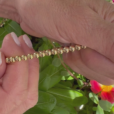 Ball Chain Stretch Bracelet