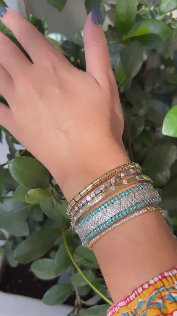 Belem Diamond & Turquoise Bracelet