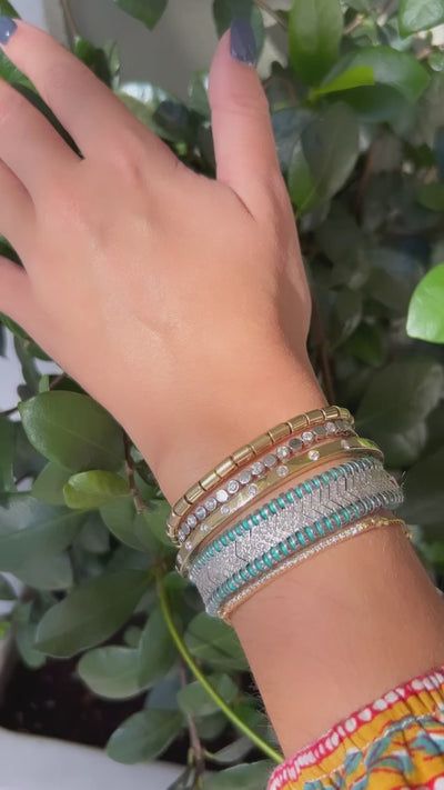 Belem Diamond & Turquoise Bracelet