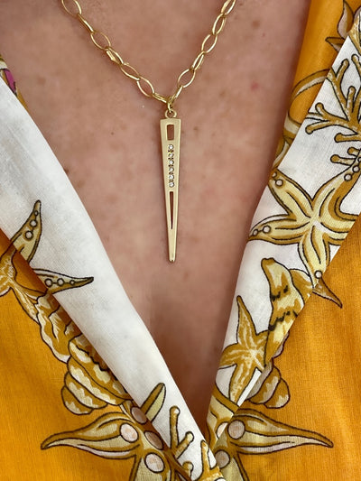 Diamond Dagger Pendant