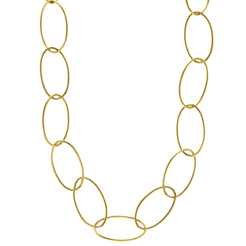 Large Oval Link Chain/14K Yellow - Lauren Sigman Collection