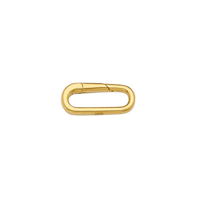 Gold Oval Push Lock