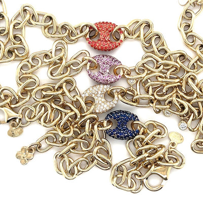 Blue Sapphire Mariner’s Chain Bracelet