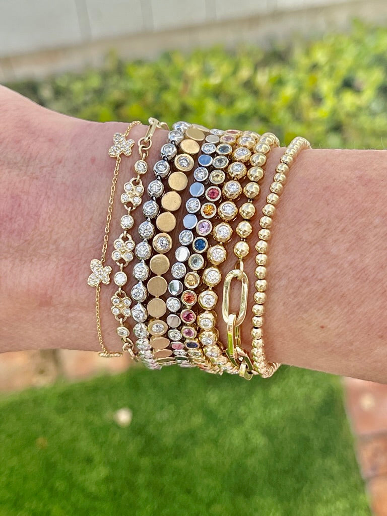 Add a diamond tennis bracelet Outlet