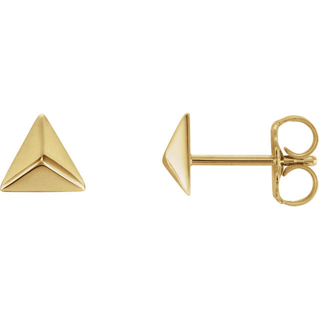 Pyramid Stud Earrings (Single) - Lauren Sigman Collection