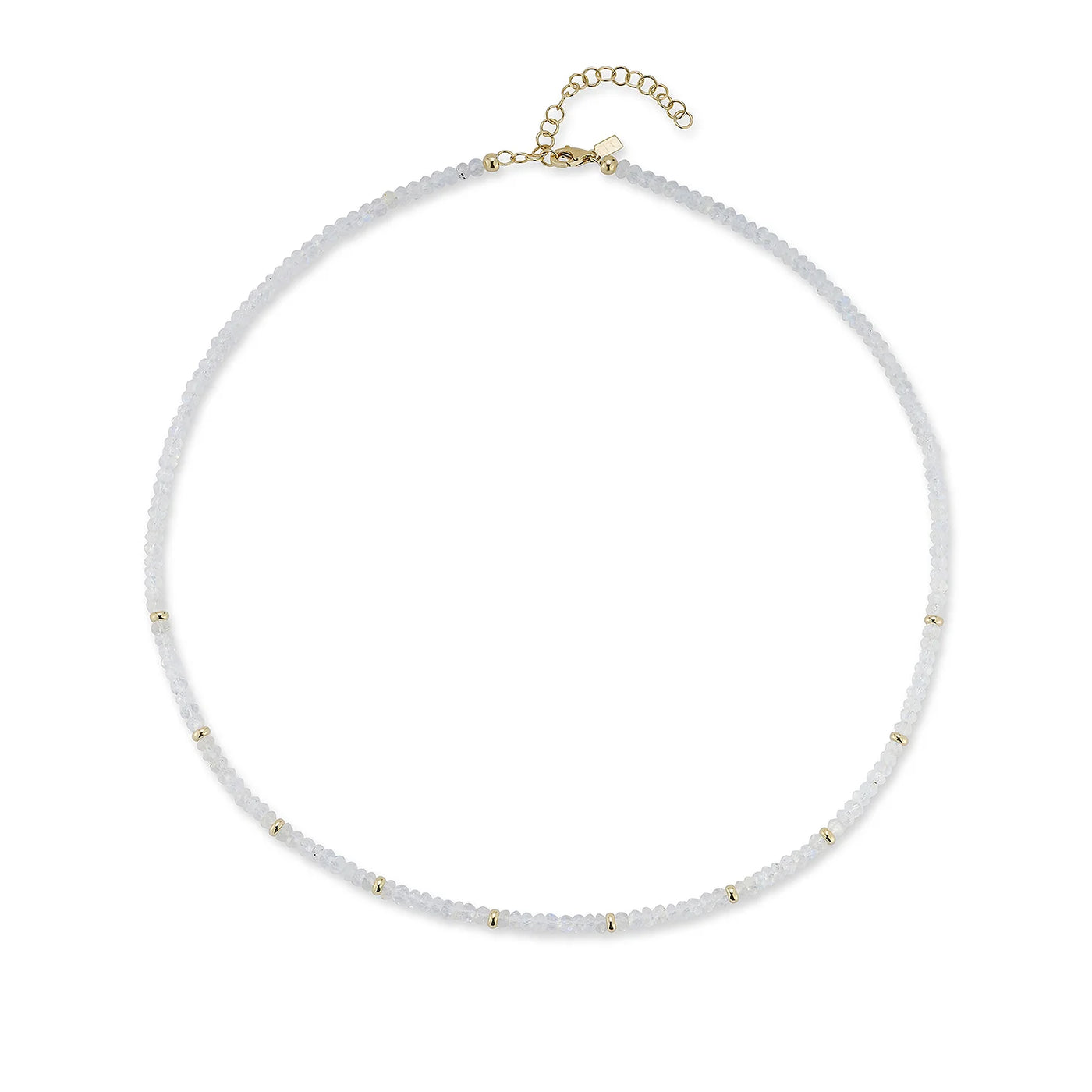 Moonstone Birthstone Bead Necklace